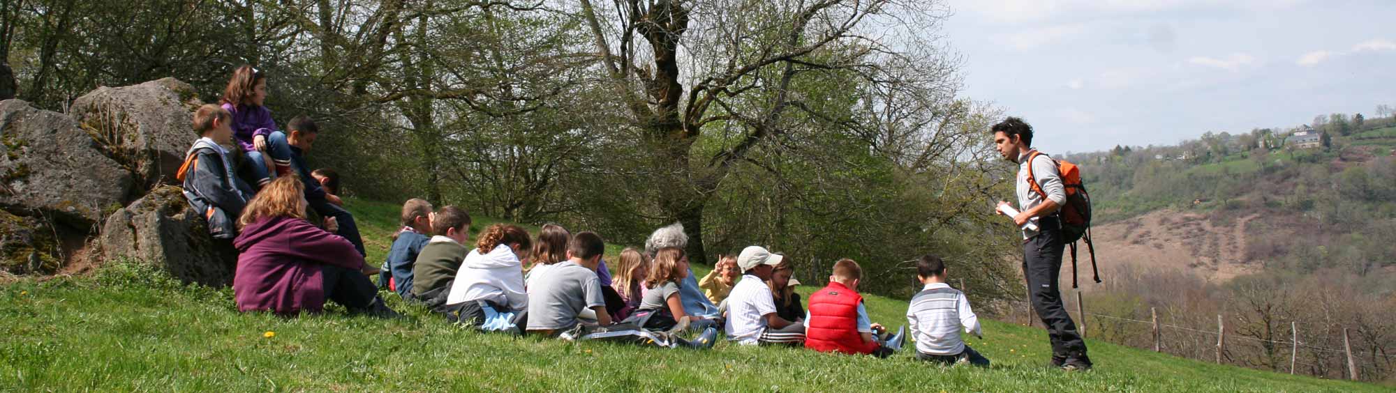 sejour enfants voyage scolaire cantal